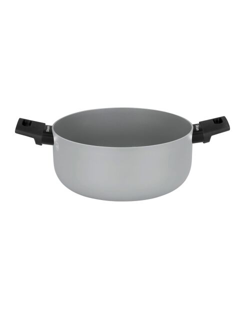 Faitout en aluminium Silice gris - 36.5 x 24.5 x 12.2 cm