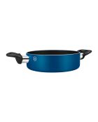 Casserole en aluminium Nomade bleue - 27.5 x 16.5 x 5.2 cm