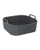 Moule cuisson pour friteuse à air en silicone Frit Air gris - 21 x 21 x 7 cm