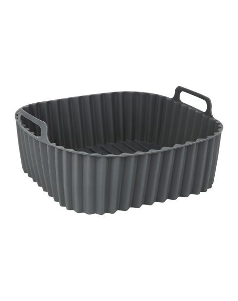 Moule cuisson pour friteuse à air en silicone Frit Air gris - 21 x 21 x 7 cm