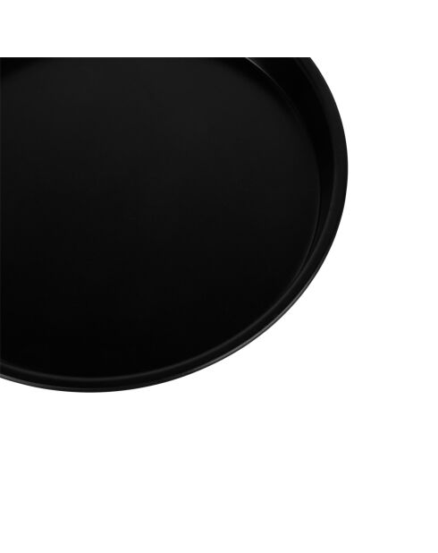Moule à pizza en acier Frit Air noir - 20.3 x 2.5 x 20.3 cm