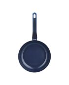 Set mit 3 blauen Aluminiumpfannen - 29 x 48 x 15 cm