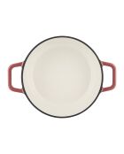 Schmortopf aus emailliertem Gusseisen, Paillette, glitzernd, Ocker, 2,5 l