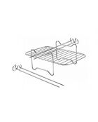 Grille de cuisson en inox Frit Air argenté - 14 x 8.2 x 20.5 cm