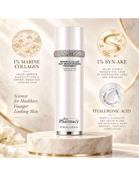 Soin hydratant anti-âge de jour à 1 % anti-rides - 50 ml