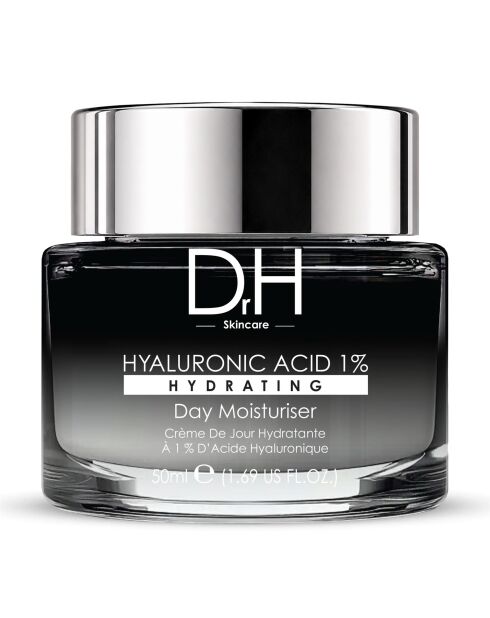 Crème hydratante de jour à l'acide hyaluronique 1 % - 50 ml