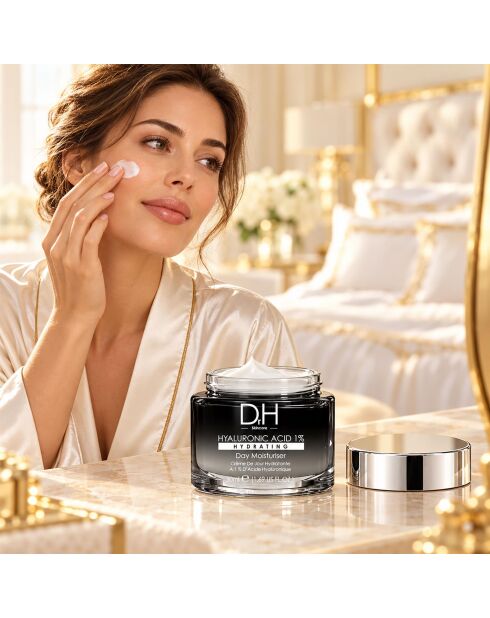 Crème hydratante de jour à l'acide hyaluronique 1 % - 50 ml