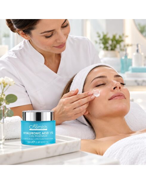 Crème de jour à 1 % d'acide hyaluronique - 50 ml