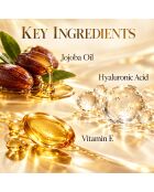 Huile scintillante dorée à l'acide hyaluronique - 30 ml