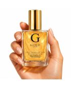 Huile scintillante dorée à l'acide hyaluronique - 30 ml