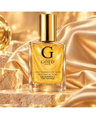 Huile scintillante dorée à l'acide hyaluronique - 30 ml