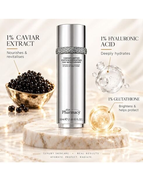 Crème de jour hydratante édition limitée 1 % caviar - 50 ml