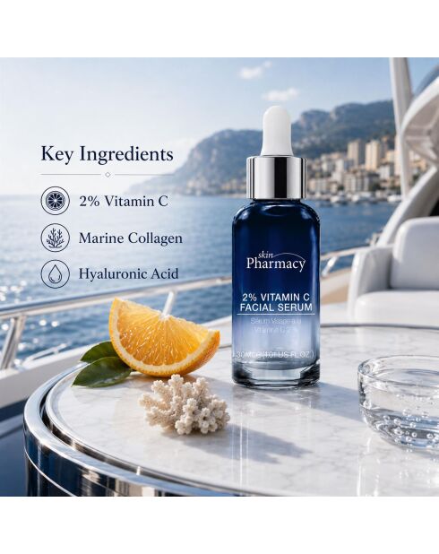 Sérum visage à la vitamine C 2% - 30ml