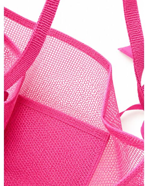 Roze tas uit één stuk - 70 cm