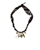 Collar de algodón con lazo de chocolate Dream Keeper