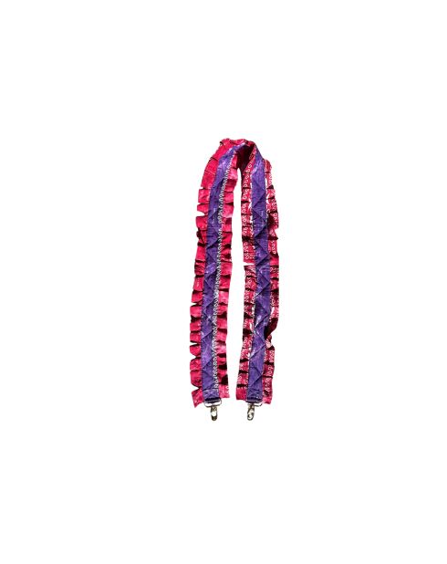 Anse de sac en coton violet/fuchsia