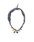 Collier en coton Vegas Members dé lilas