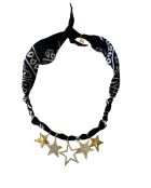 Schwarze Baumwollkette All Stars Cowboy Lover