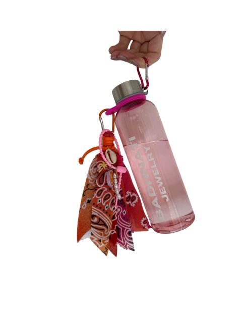 Rosafarbene Flasche