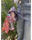 Rosafarbene Flasche