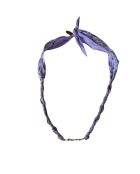 Collier en coton Aurora perles lilas