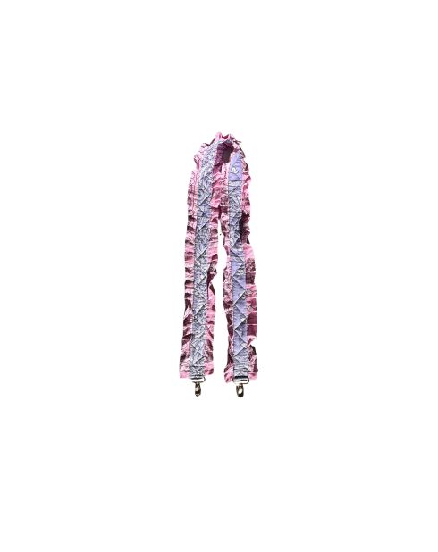 Anse de sac en coton lilas/rose