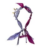 Handgelenkband aus Baumwolle in Lila/Cyclamen