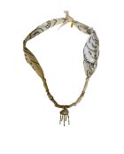 Collier en coton Gold and Silver nuage nude