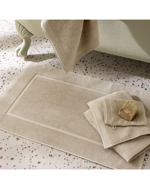 Tapis de bain en coton Softy naturel - 50 x 80 cm
