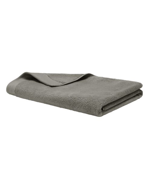 Drap de bain en coton Softy ardoise - 100 x 150 cm