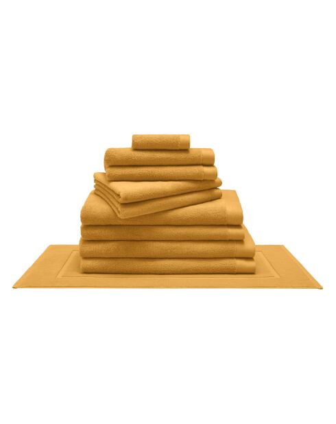Softy okerkleurige katoenen sponsverpakking
