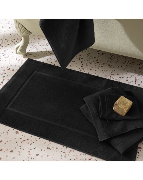 Tapis de bain en coton Softy truffe - 50 x 80 cm
