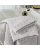 Lot de 2 gant de toilette en coton Softy galet - 15 x 21 cm