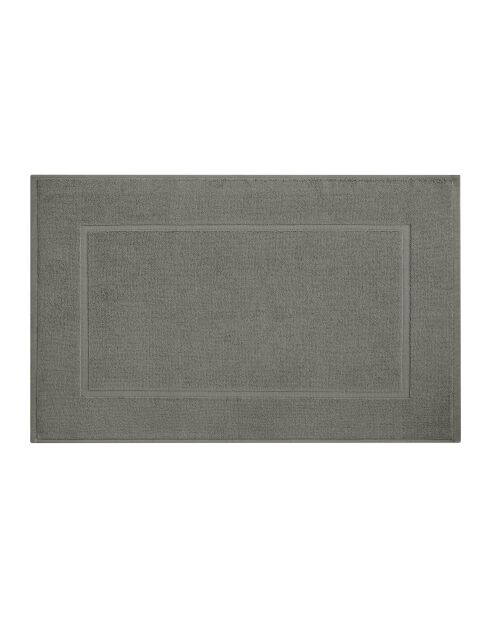 Tapis de bain en coton Softy ardoise - 50 x 80 cm