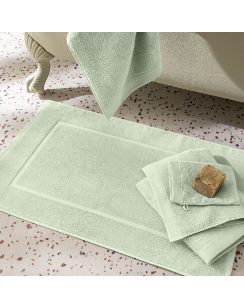 Tapis de bain en coton Softy amande - 50 x 80 cm