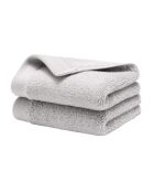 Lot de 2 serviettes invité en coton Softy galet - 30 x 50 cm