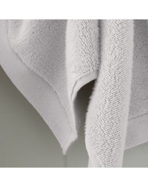 Lot de 2 serviettes invité en coton Softy galet - 30 x 50 cm