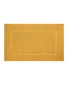 Tapis de bain en coton Softy ocre - 50 x 80 cm