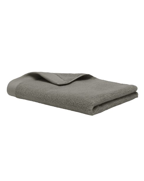 Serviette de toilette en coton Softy ardoise - 50 x 100 cm
