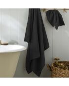 Drap de bain en coton Softy truffe - 100 x 150 cm