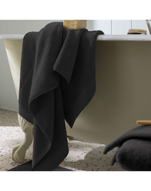 Drap de douche en coton Softy truffe - 70 x 140 cm