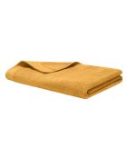 Drap de bain en coton Softy ocre - 100 x 150 cm