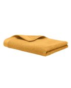 Serviette de toilette en coton Softy ocre - 50 x 100 cm