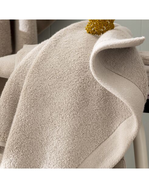 Serviette de toilette en coton Softy naturel - 50 x 100 cm