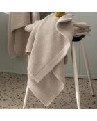 Serviette de toilette en coton Softy naturel - 50 x 100 cm