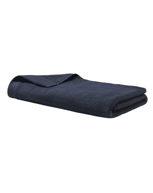 Drap de douche en coton Softy marine - 70 x 140 cm