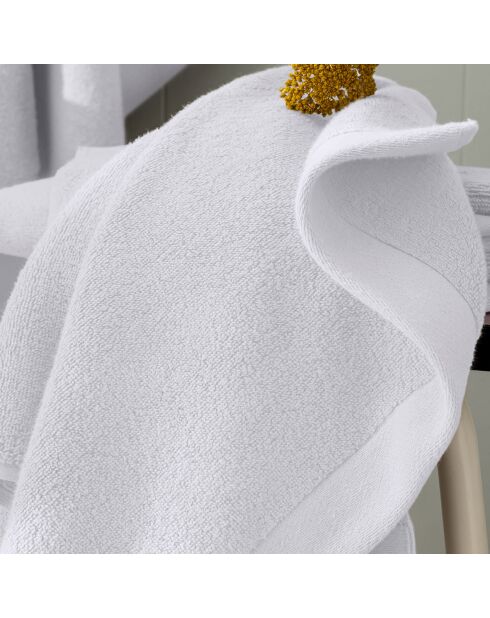 Serviette de toilette en coton Softy neige - 50 x 100 cm