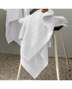 Serviette de toilette en coton Softy neige - 50 x 100 cm