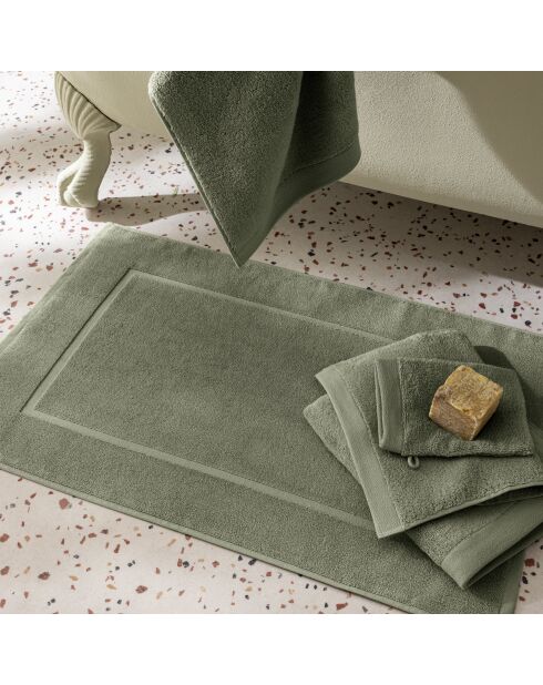 Tapis de bain en coton Softy romarin - 50 x 80 cm