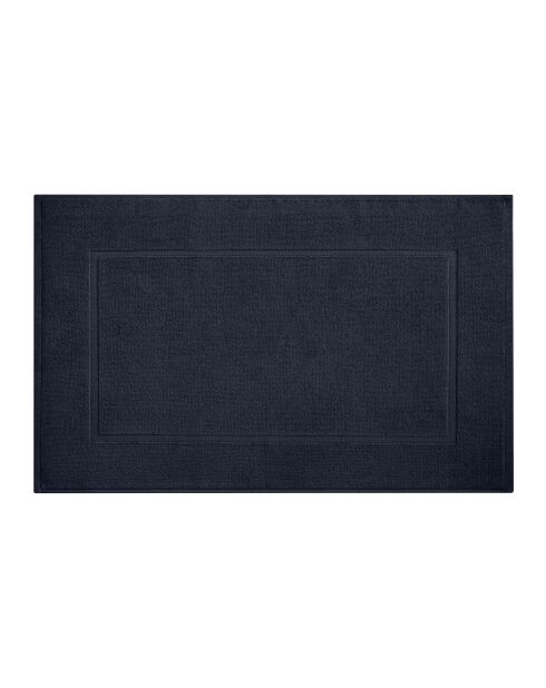 Tapis de bain en coton Softy marine - 50 x 80 cm
